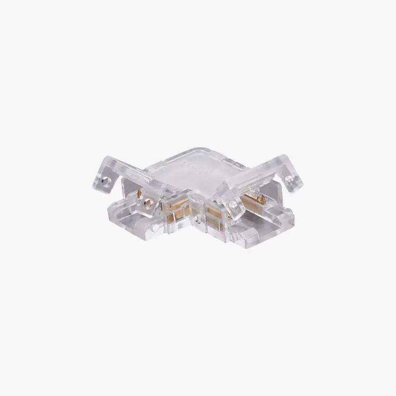 2-Pin 8Mm L-Shaped Led Strip Connectors (10Pcs) 1