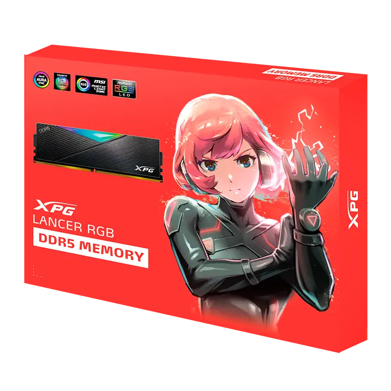 Adata Lancer Blade Rgb 32Gb (16X2) | Ddr5 6000Mhz Cl48 Ram 1