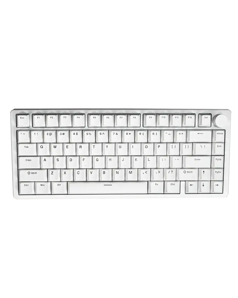 Aftershock Oden75 Aluminium Wireless Mechanical Keyboard - 75 Keys (Linear Switch) (White) **Rts Addon Bundle** 1