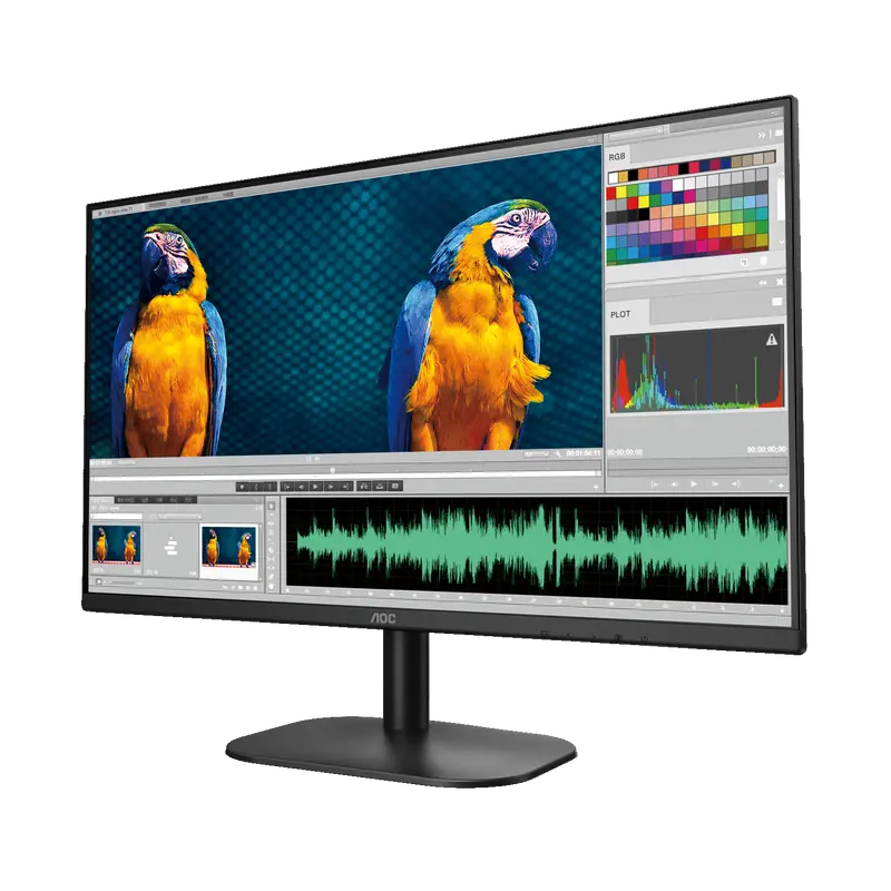 Aoc Q27b2s2 27" Ips Qhd 100Hz Dp Hdmi Monitor 1