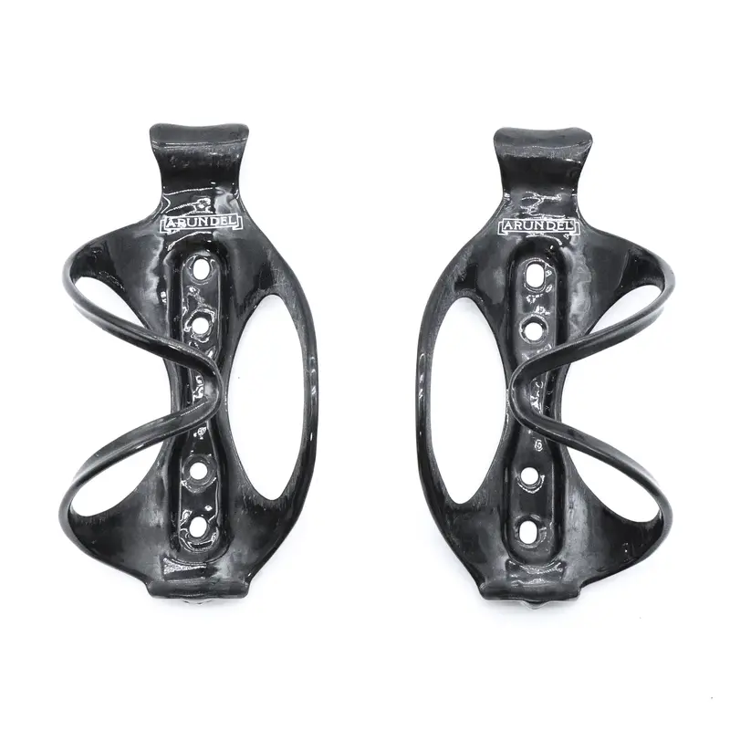 Arundel Dtr / Str Ud Weave Glossy Carbon Side Load Bottle Cage Pair - 58G 1