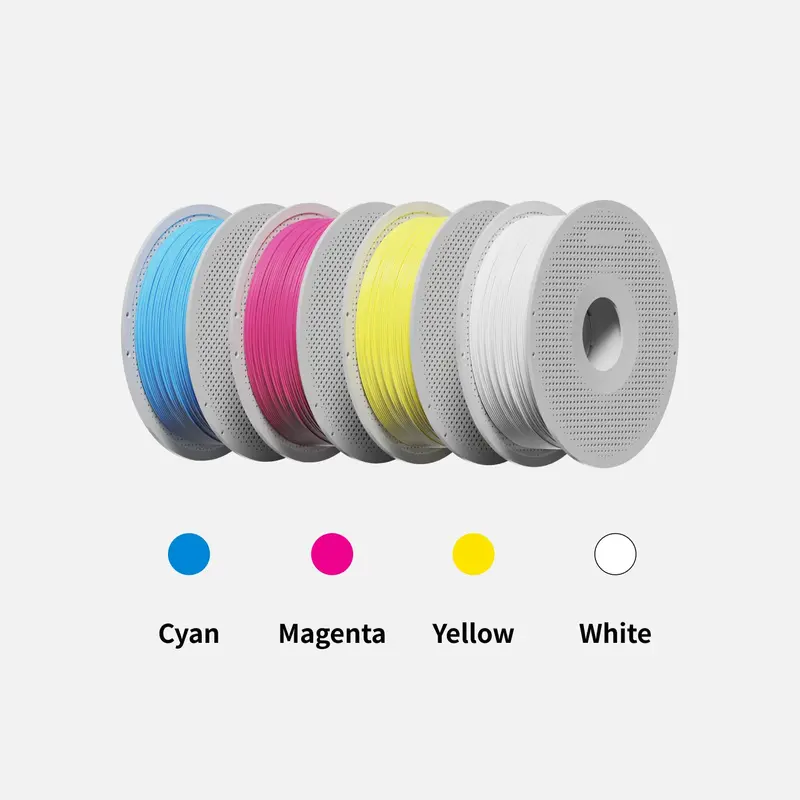 Bambu Lab 3D Printer Filaments Bundle | Pla Basic Filament Cmyk W Reusable Spool 1