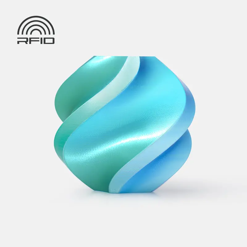 Bambu Lab 3D Printer Filaments | Pla Silk+ W Reusable Spool 1