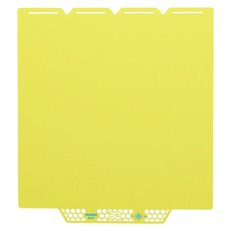 Biqu - Plateau Cryogrip Pro - Snapmaker U1 - Jaune Glacé Fin - (Glacier Fine Textures) 1