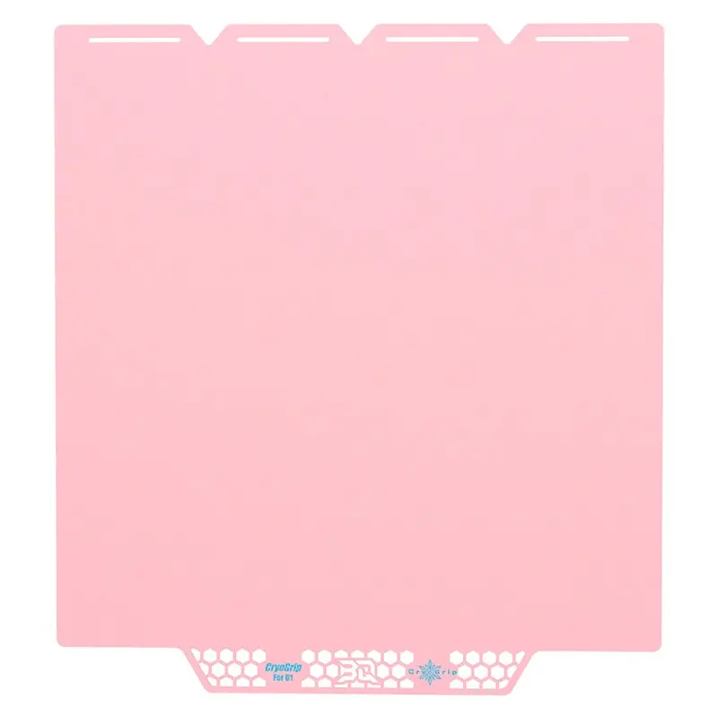 Biqu - Plateau Cryogrip Pro - Snapmaker U1 - Rose Glacé Fin - (Glacier Fine Textures) 1