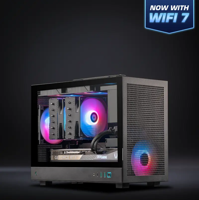 Black Lunchbox : L7 X3d Gaming / Ryzen 7 9800X3d + Geforce Rtx 5070 Ti 1