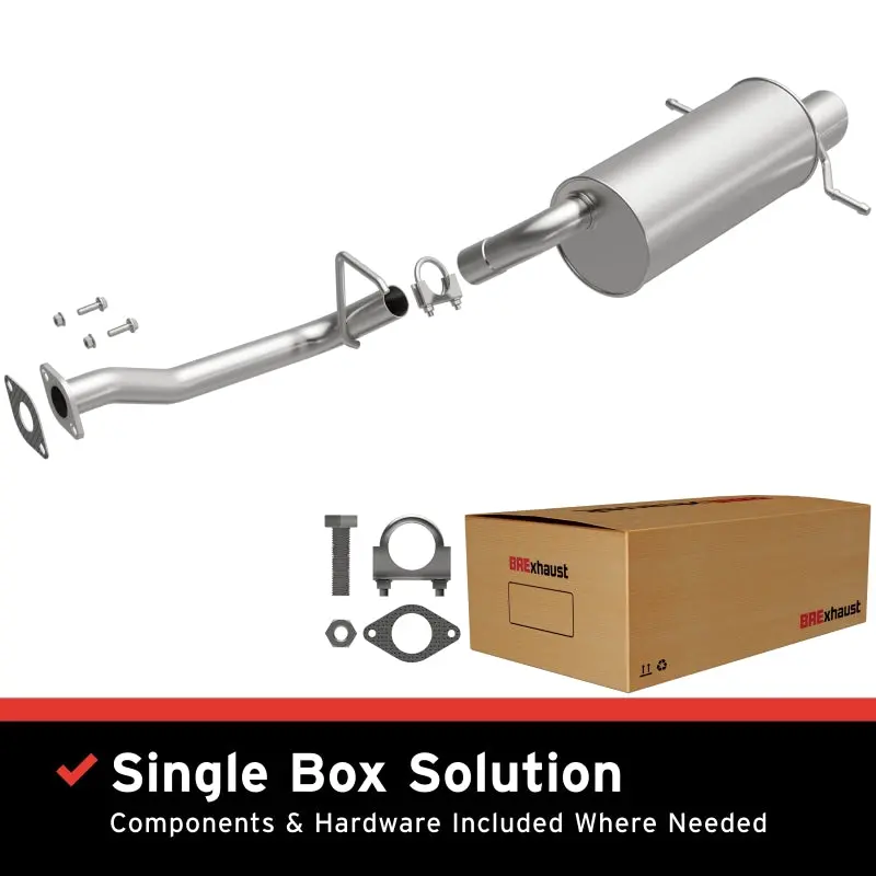 Bre Exhaust 02-08 9-2X Forester Impreza 2.0L 2.5L Muffler Kit 1