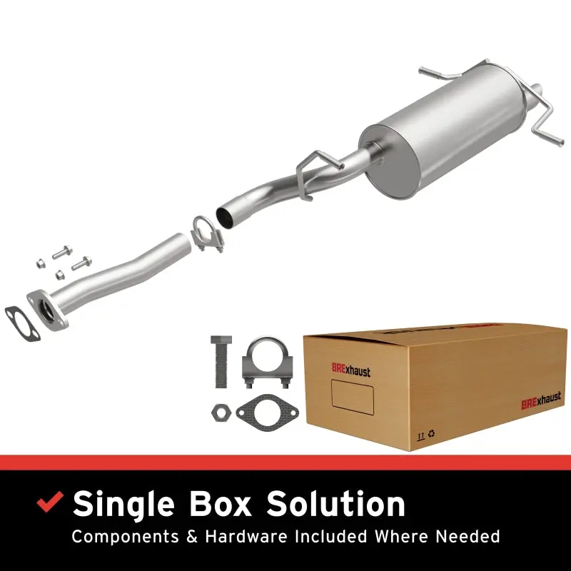 Bre Exhaust 06-08 Forester 2.5L Muffler Kit 1