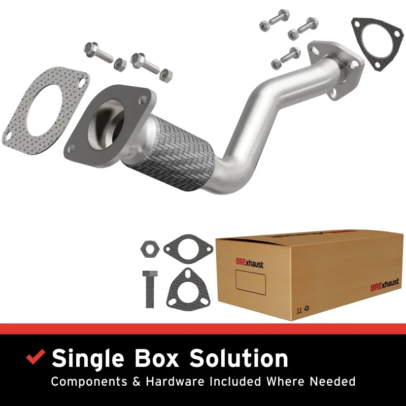 Bre Exhaust 08-12 Aura G6 Malibu 2.4L 3.5L Front Pipe Kit 1