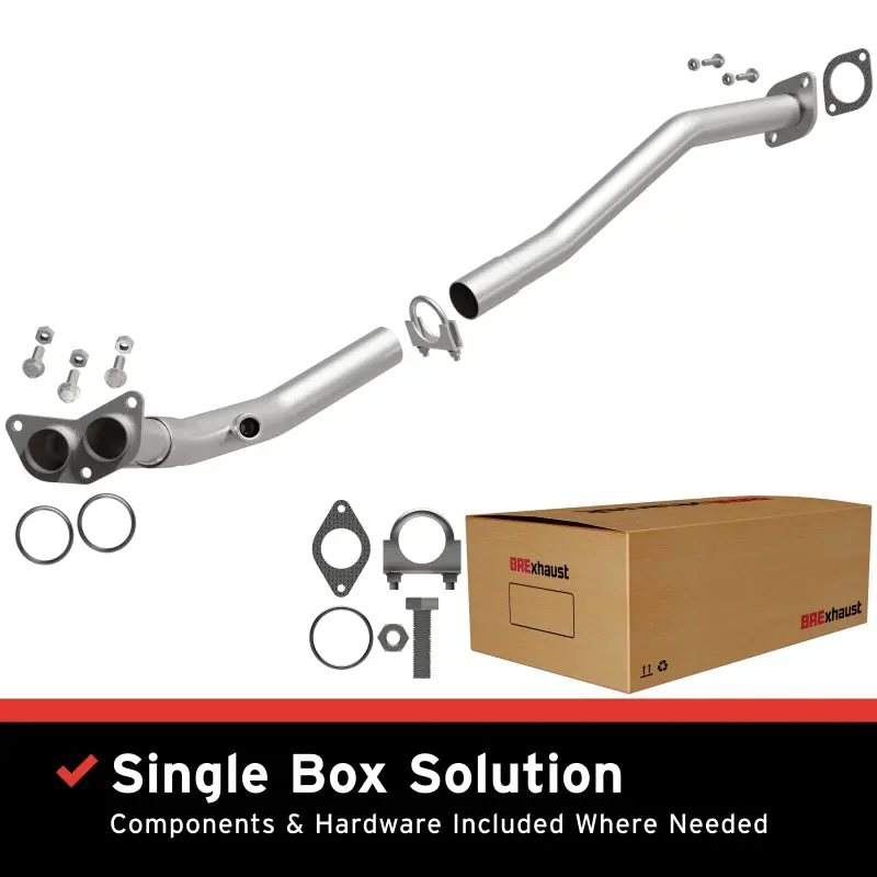Bre Exhaust 90-96 D21 Pickup 2.4L Front Pipe Kit 1