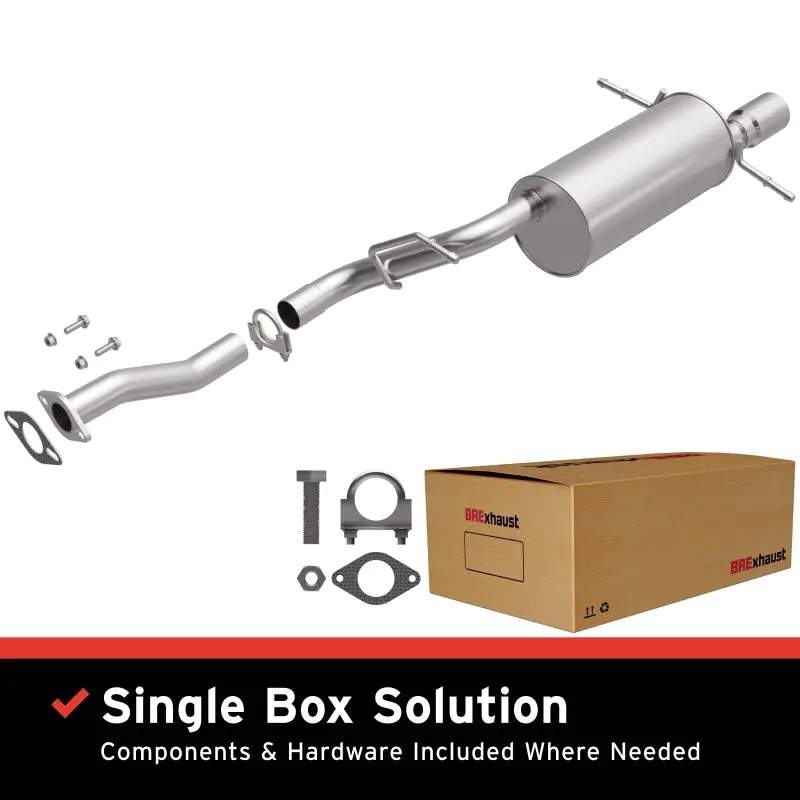 Bre Exhaust 96-99 Legacy 2.2L 2.5L Muffler Kit 1