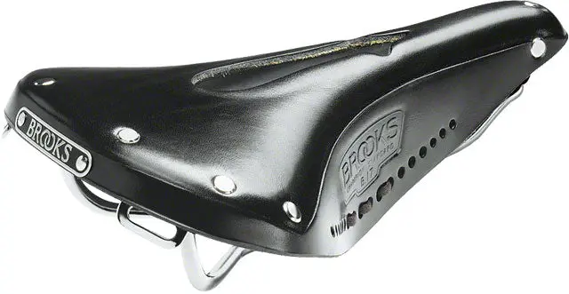 Brooks B17 Carved Saddle - Steel, Black, Men's 1