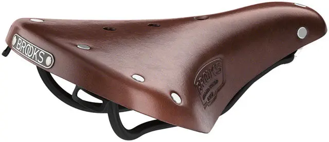 Brooks B17 Short Saddle - Steel, Antique Brown 1