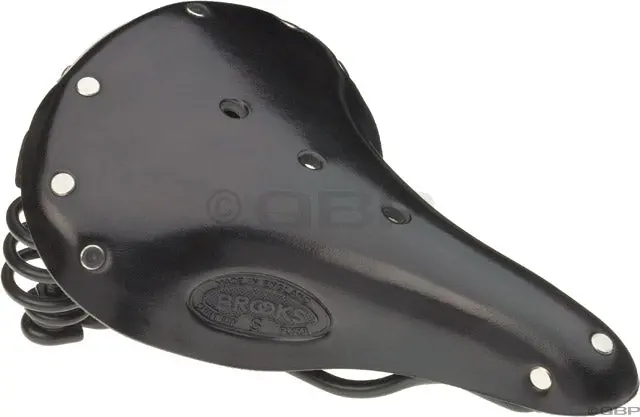Brooks Flyer S Saddle - Steel, Black, Women's 1