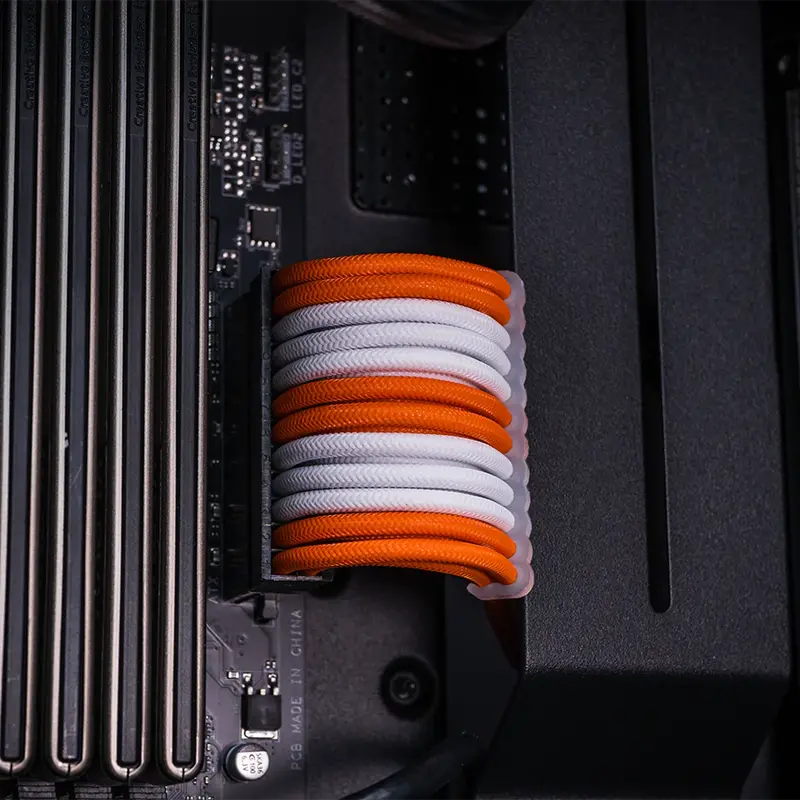 Cable Sleeve Kit - White/Orange 1
