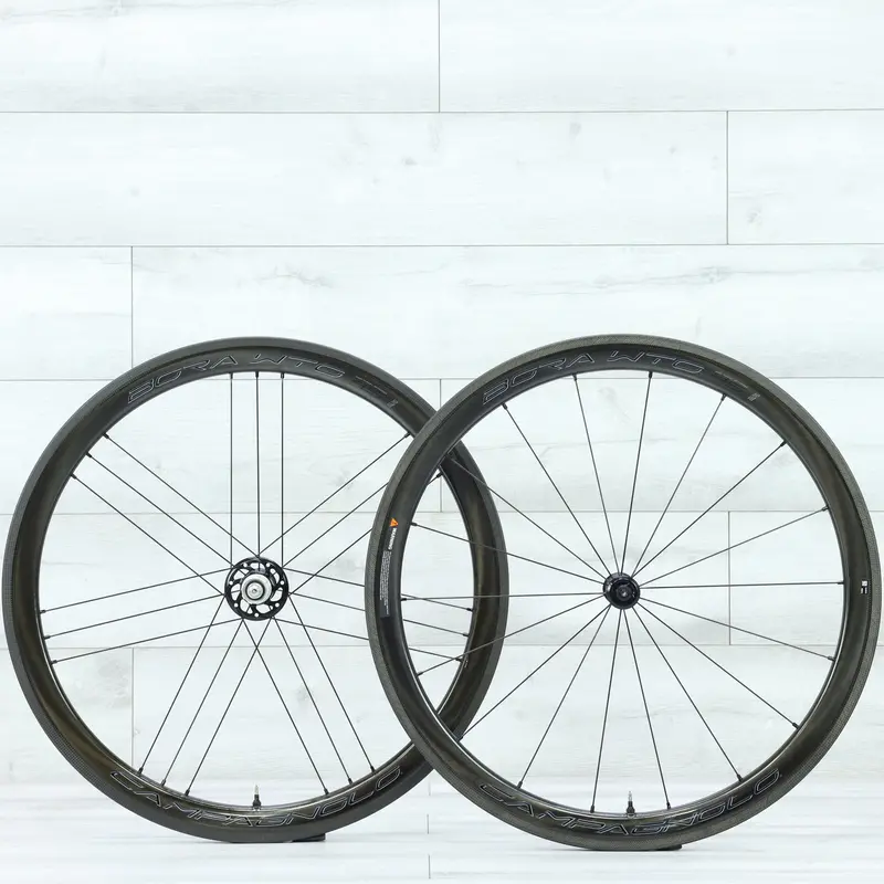 Campagnolo Bora Wto 45 Carbon Tubeless Clincher Shimano Hg Rim Road Bike Wheelset 1