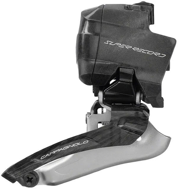Campagnolo Super Record Wireless Front Derailleur - 12-Speed, Braze-On, Carbon 1