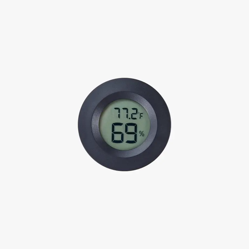 Circular Embedded Electronic Digital Thermometer Hygrometer 1