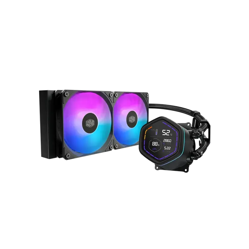 Cm Masterliquid Core Nex 240 Digital Argb Black 1