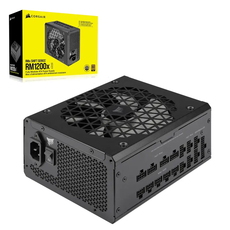 Corsair Rm1200x Shift 1200W | Fully-Modular 80+ Gold Psu 1