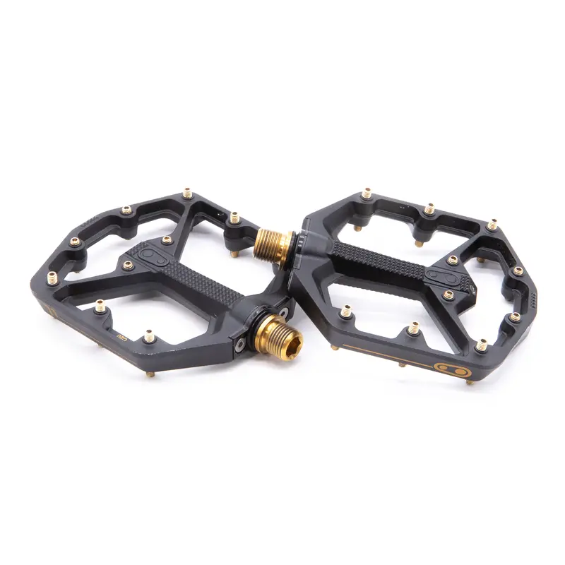 Crank Brothers Stamp 11 Large Black/Gold Mtb Pedals 299G 1