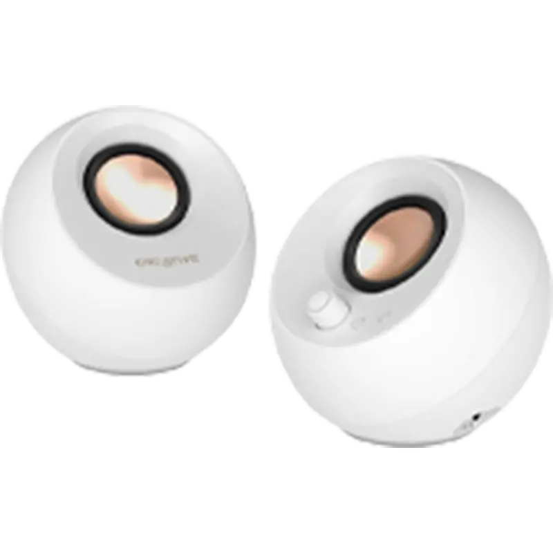Creative Pebble Pro White 1
