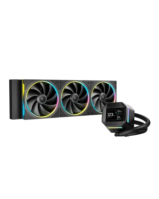 Deepcool Lm360 Argb | 2.4" Lcd 360Mm Aio Liquid Cooler 1