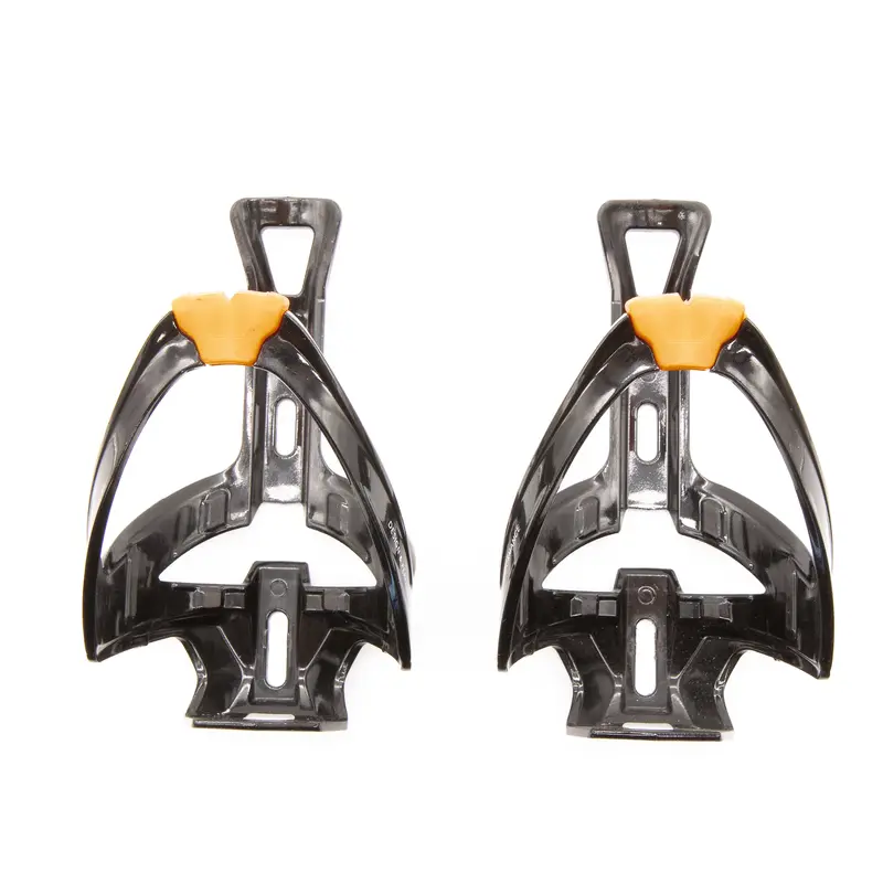 Elite Cannibal Bottle Cages Pair Black/Orange 83G 1