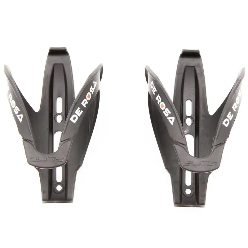 Elite De Rosa Bottle Cages Matte Black Pair 83G 1