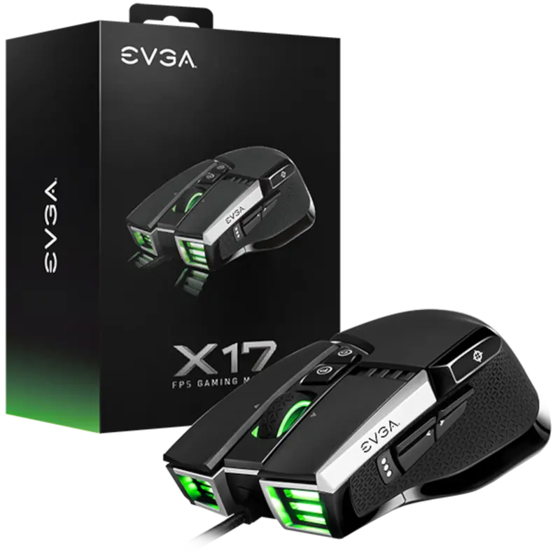 Evga X17 Mouse Black 1