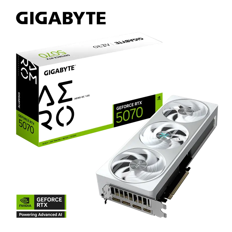 Gigabyte Geforce Rtx 5070 | Aero Oc 12Gb Gpu 1