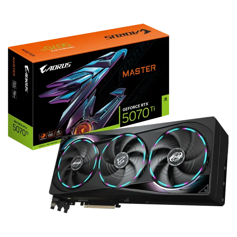 Gigabyte Geforce Rtx 5070 Ti | Aorus Master 16Gb Gpu 1