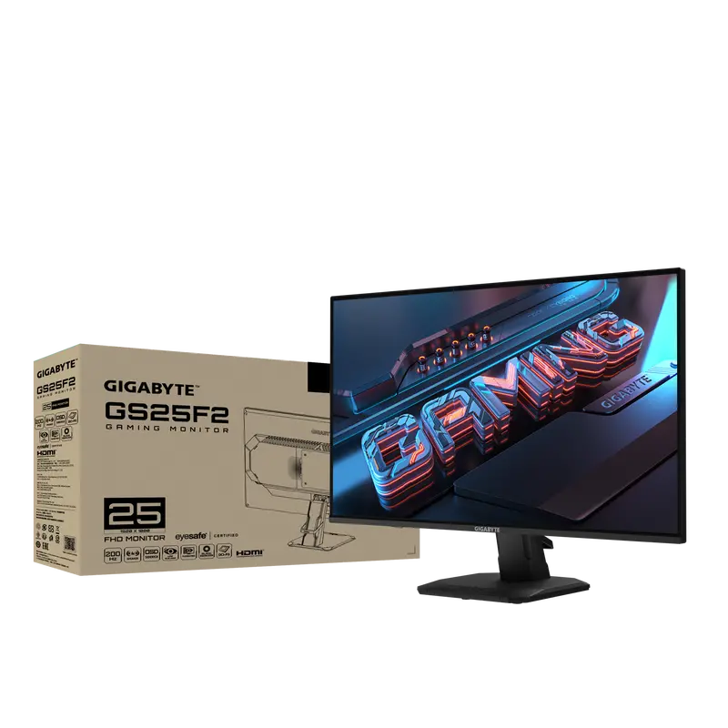Gigabyte Gs25f2 | 24.5" 200Hz 1080P (Fhd) Oc Ips Gaming Monitor 1