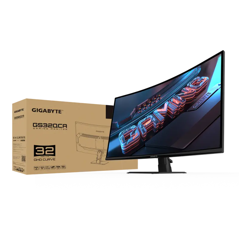 Gigabyte Gs32qca Curved 31.5" Qhd 180Hz Oc Va Panel 1