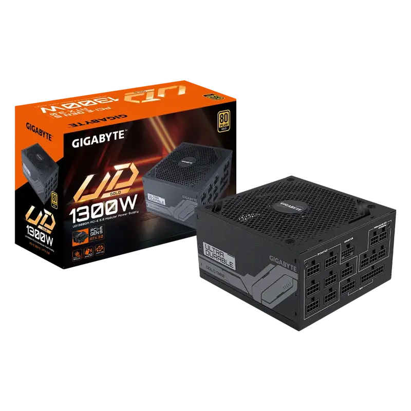 Gigabyte Ud1300gm Pg5 1300W | Fully-Modular 80+ Gold Atx 3.0 Psu 1