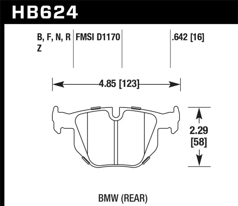 Hawk Er-1 Motorsports Brake Pads 1