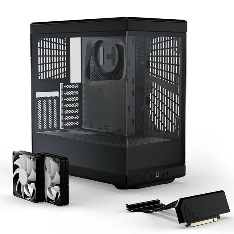 Hyte Y40 | Atx Tempered Glass Case (Black) 1