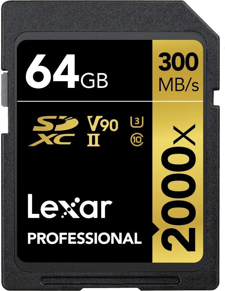 Lexar Professional Gold 2000X | R300/W260 Mb/S Sdxc™ Cards (Without Reader) 1