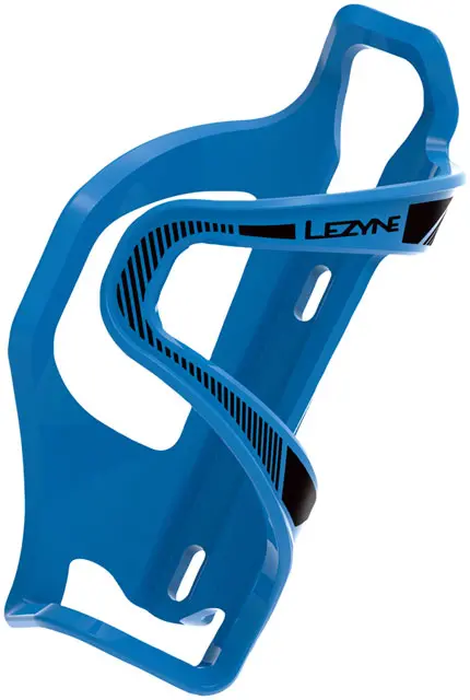 Lezyne Flow Sl Water Bottle Cage - Left Side Entry, Blue 1