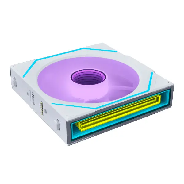 Lian Li Uni Fan Sl-Inf | Wireless Reverse 120 Black/White 1