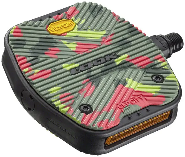 Look Geo City Grip Pedals - Platform, 9/16", Camo 1