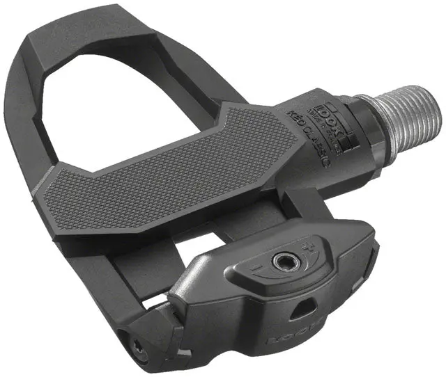 Look Keo Classic 3 Pedals - Single Sided Clipless, Chromoly, 9/16", Black 1