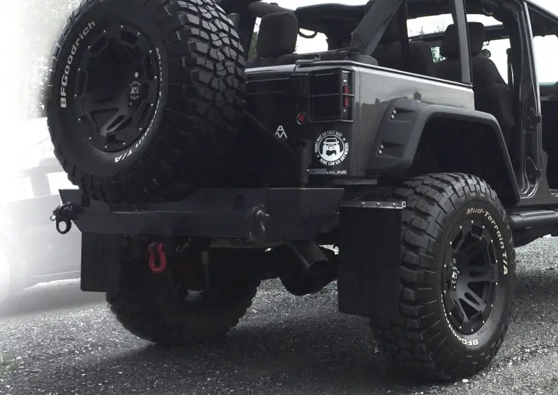 Mid-Size Rear Bumper for Jeep JK/JKU