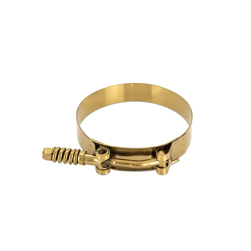 Mishimoto 3.5 Inch Stainless Steel Constant Tension T-Bolt Clamp - Gold 1