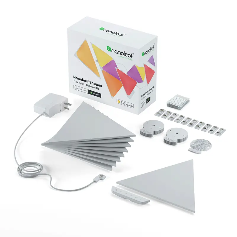 Nanoleaf Shapes (Triangles) Smarter Kit (9 Panels) 1