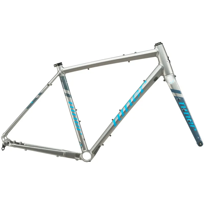 Niner Rlt 9 Aluminum Gravel Frameset - 62Cm Forge Grey/Skye Blue 1