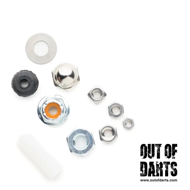 Nuts + Washers + Grommet + Spacers 1