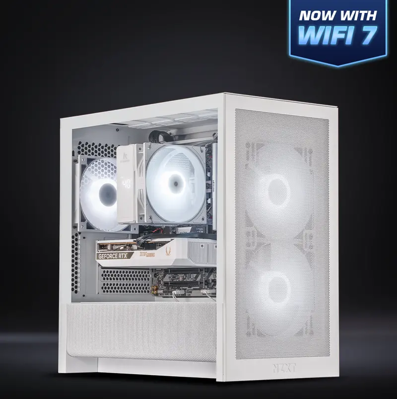 Nzxt H3 Special 1 - White : L3x Amd / Ryzen 5 7500F + Geforce Rtx 5060 Ti 1
