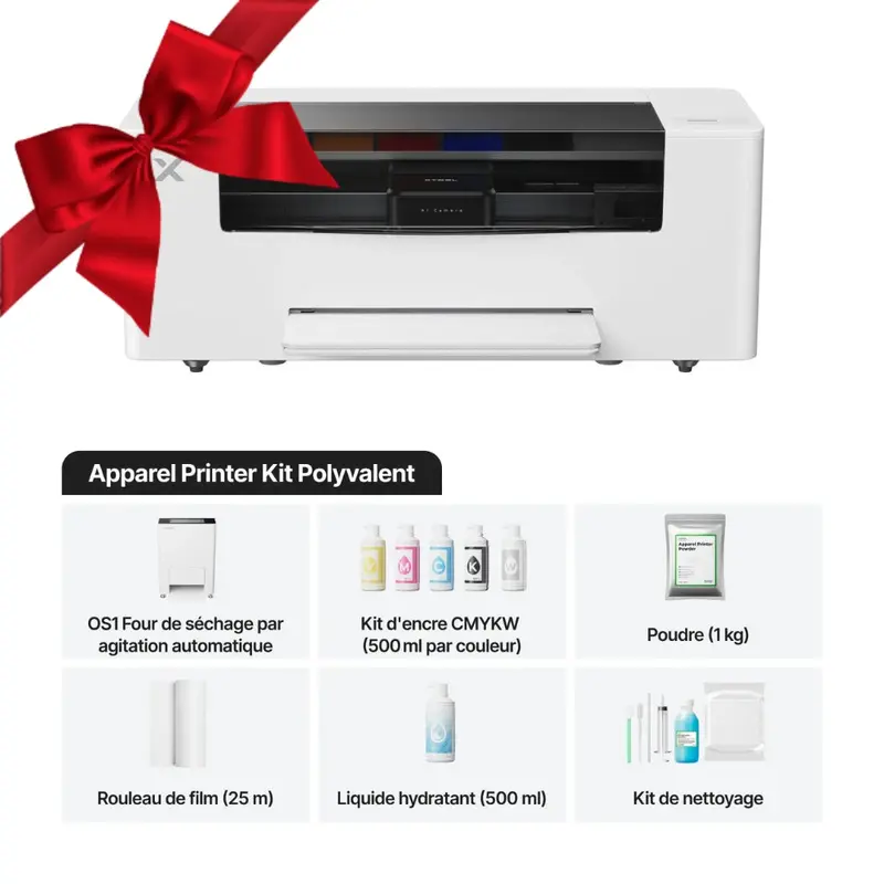 Pack Polyvalent - Xtool Apparel Printer - Imprimante Textile Dtf 1
