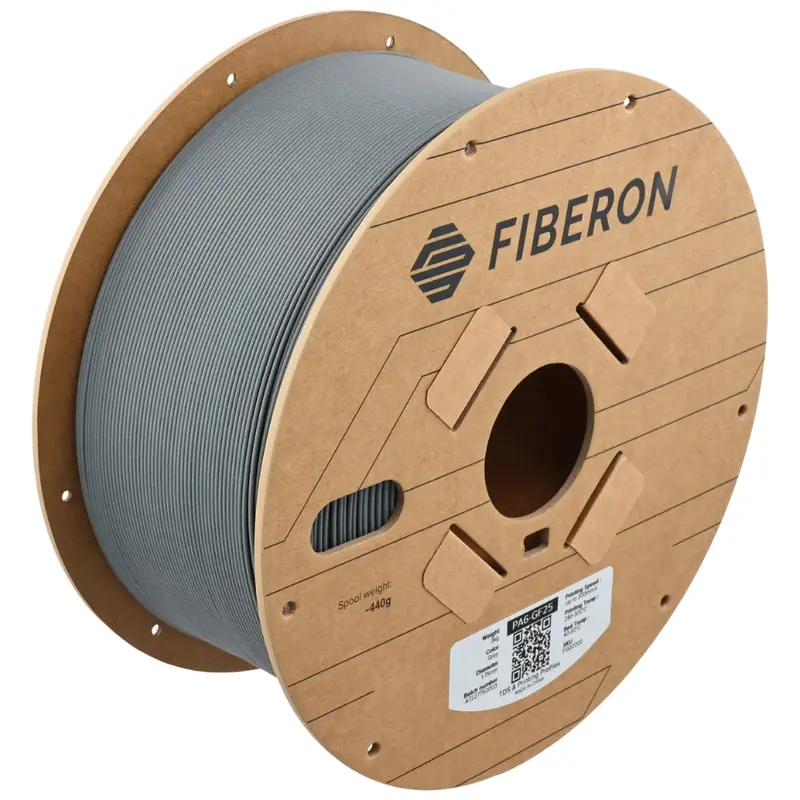 Polymaker - Fiberon Pa6-Gf25 - Gris (Grey) - 1,75 Mm - 3 Kg 1